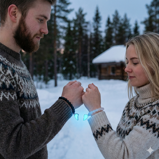 Självlysande Par-armband – Lyser i mörkret