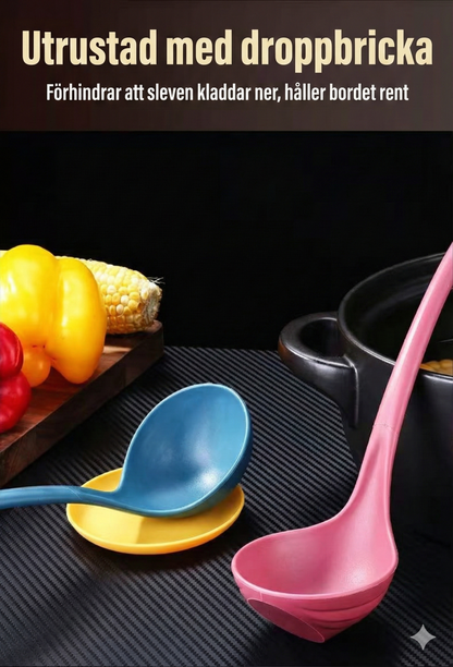 Miljövänlig Soppslev i Vetestrå – Elegant Svan-design