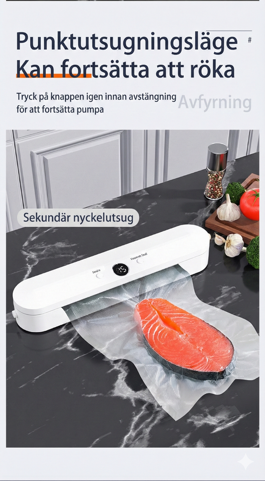 Automatisk Vakuumförpackare – Försegla Mat & Behåll Smaken