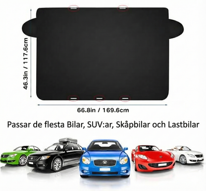 Magnetiskt Vindruteskydd för Bil – Slipp Skrapa Is & Snö