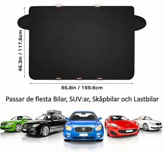 Magnetiskt Vindruteskydd för Bil – Slipp Skrapa Is & Snö