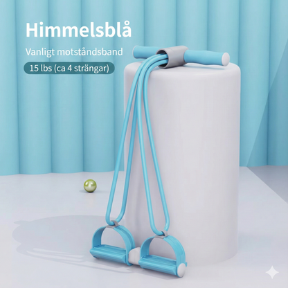 Träningsband med fotstöd – För sit-ups och helkroppsträning