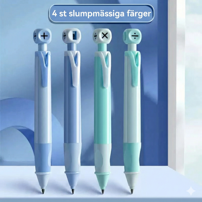 Ergonomisk Evighetspenna för Barn – Korrigerar Skrivgrepp & Behöver ej vässas ✏️