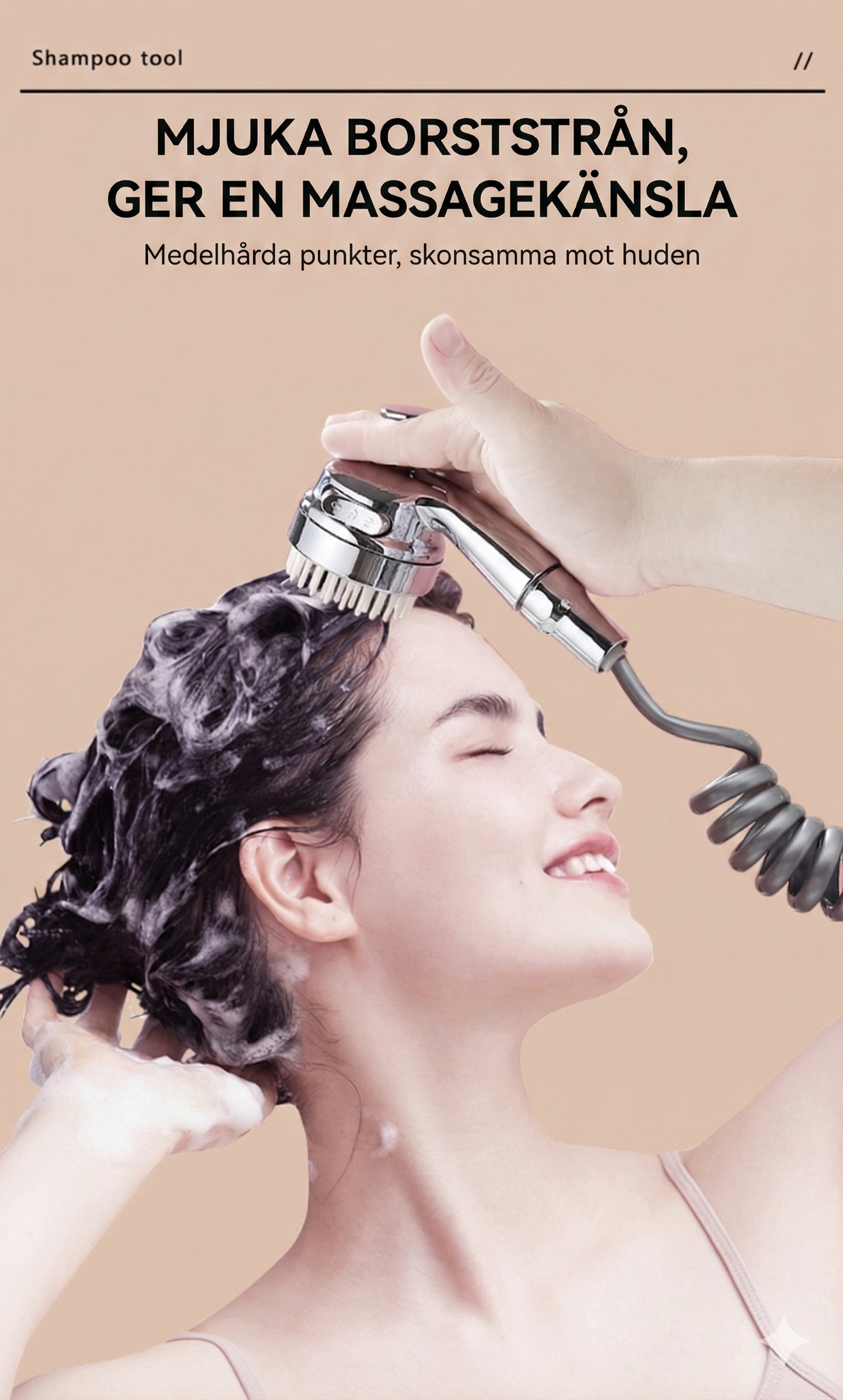 Multifunktionellt kran-set (3-i-1) – För hårtvätt och tandborstning