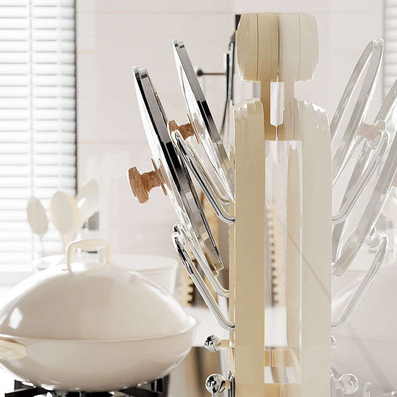 Praktiskt Ställ för Grytlock – Slipp kladd på bänken