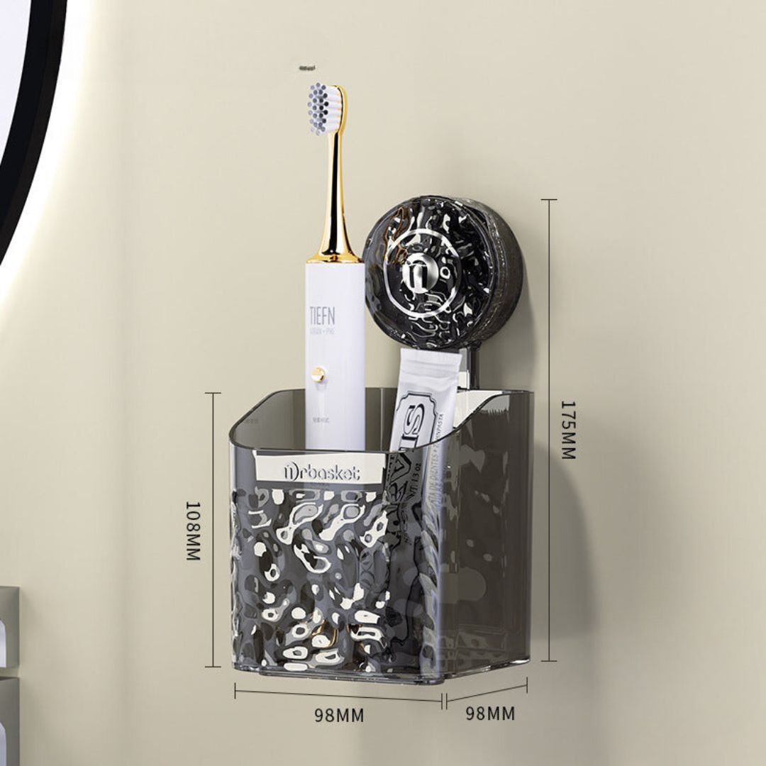 Badrumshylla med Sugpropp – Ingen borrning krävs (Starkt fäste)