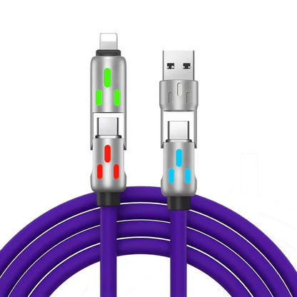 UniversalCable (Köp 1 få 1 gratis) – Allt-i-ett Snabbladdare (USB-C/Lightning/Micro
