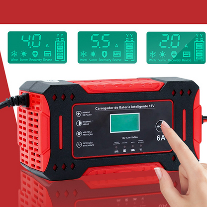 Smart Batteriladdare 12V (Bil & MC) – Helautomatisk Underhållsladdare med Reparationsläge