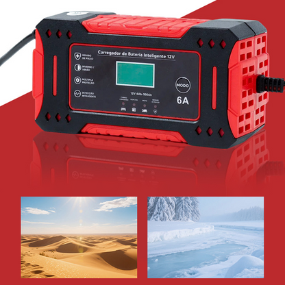 Smart Batteriladdare 12V (Bil & MC) – Helautomatisk Underhållsladdare med Reparationsläge