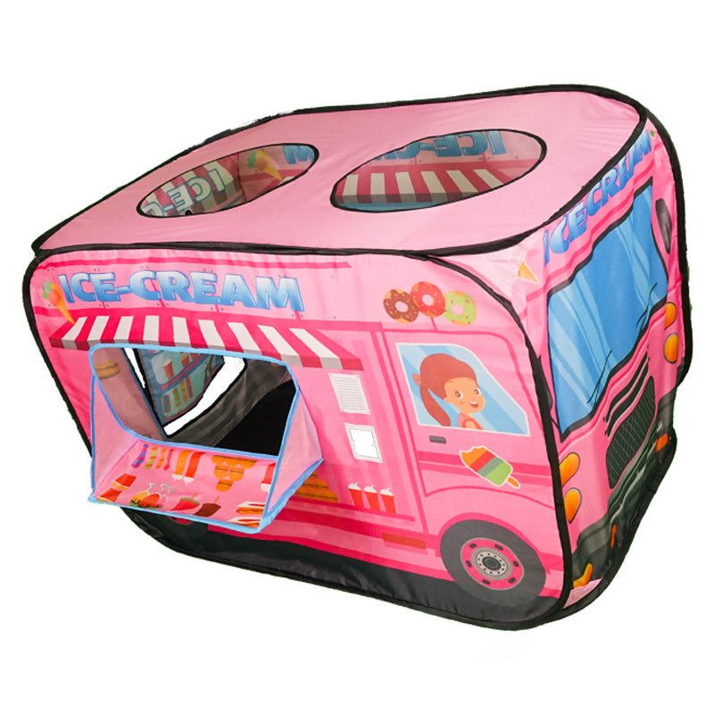 Pop-up Lektält för Barn – Ihopfällbart Lekhus & Koja