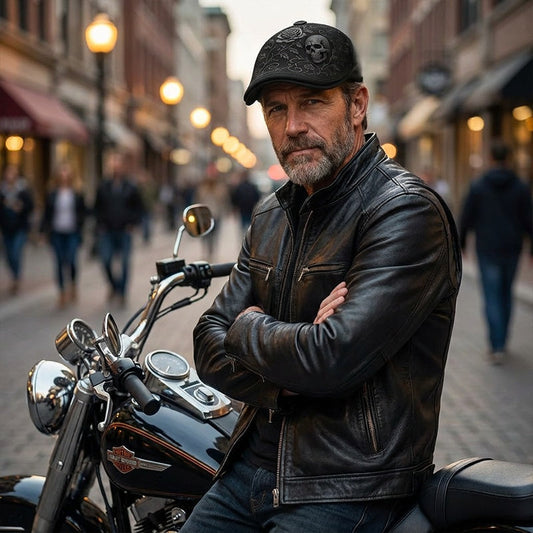 Grunge Basker (Dödskalle) – En kaxig accessoar för din alternativa stil